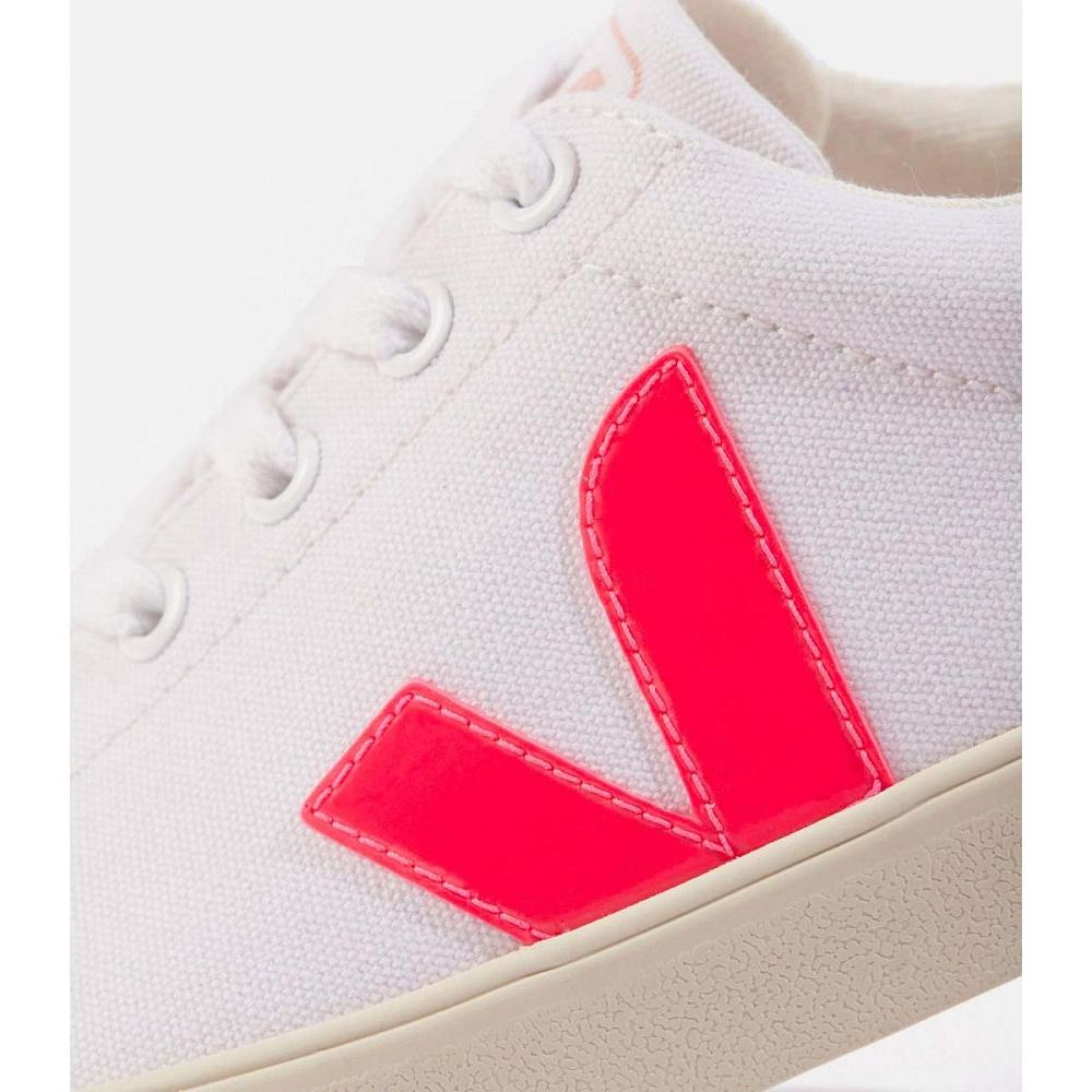 Sapatos Veja ESPLAR SE CANVAS Feminino White/Orange/Pink | PT474UZG