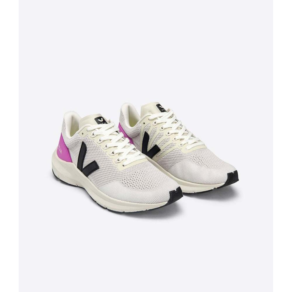 Sapatos Veja MARLIN V-KNIT Masculino White/Purple | PT745CTV