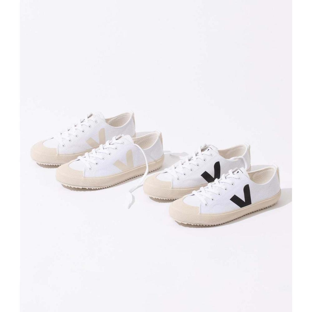 Sapatos Veja NOVA CANVAS Feminino White/Grey | PT454QMA