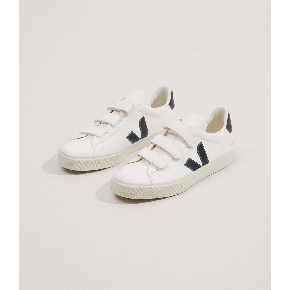 Sapatos Veja RECIFE CHROMEFREE Masculino White/Black | PT790EBC
