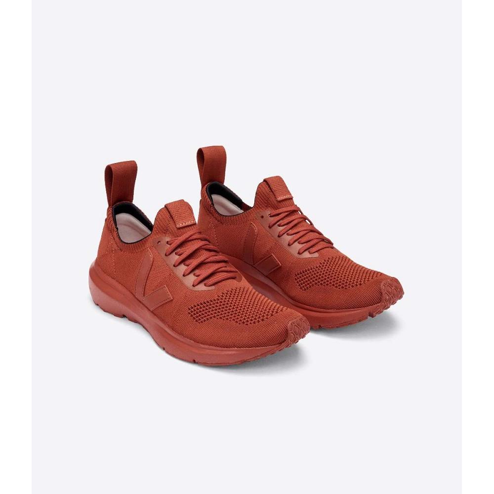 Sapatos Veja V-KNIT RICK OWENS Masculino Vermelhas | PT700GSO