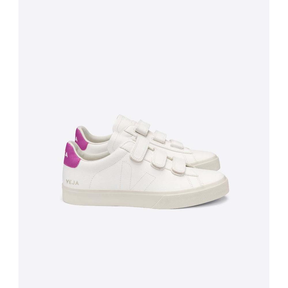 Tenis Veja RECIFE CHROMEFREE Feminino White/Purple | PT363FDN