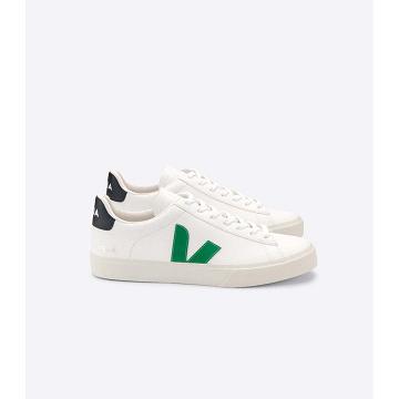 Low Tops Sneakers Veja CAMPO CHROMEFREE Masculino White/Black | PT783PJJ