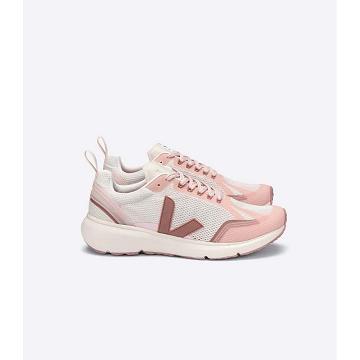 Sapatos Veja CONDOR 2 ALVEOMESH Feminino Beige/Pink | PT490JPQ