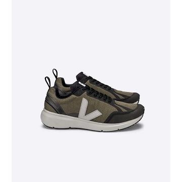 Sapatos Veja CONDOR 2 ALVEOMESH Feminino Olive/Black | PT496AHK