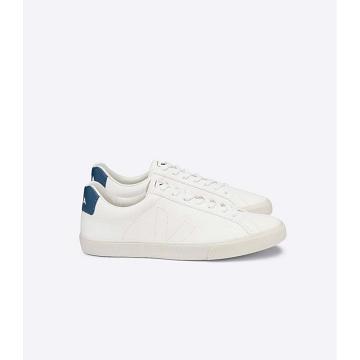 Sapatos Veja ESPLAR CHROMEFREE Masculino White/Blue | PT793MQZ