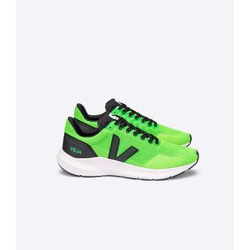 Sapatos Veja MARLIN V-KNIT Masculino Verdes | PT742NWY
