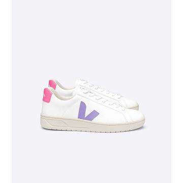 Sapatos Veja URCA CWL Feminino White/Purple/Pink | PT424TCE