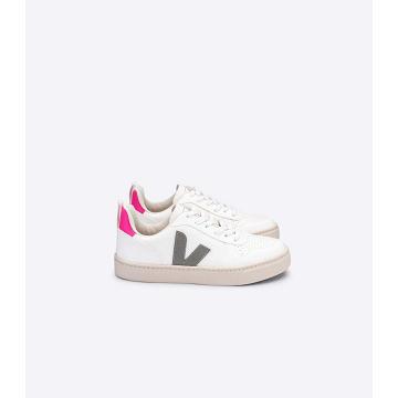 Tenis Veja V-10 CWL Criança White/Grey/Purple | PT139RVD